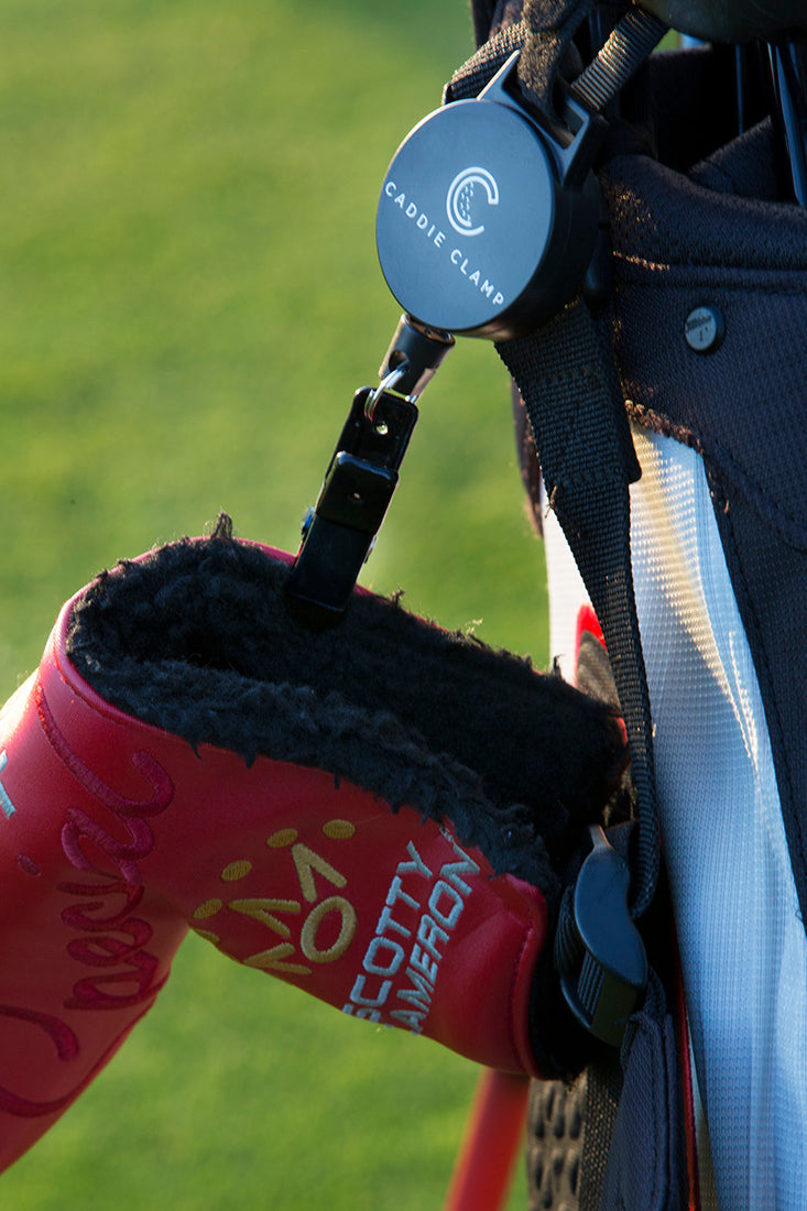 Caddie Clamp - Sleek black, single pack