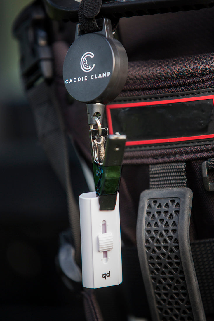 Caddie Clamp - Sleek black, single pack