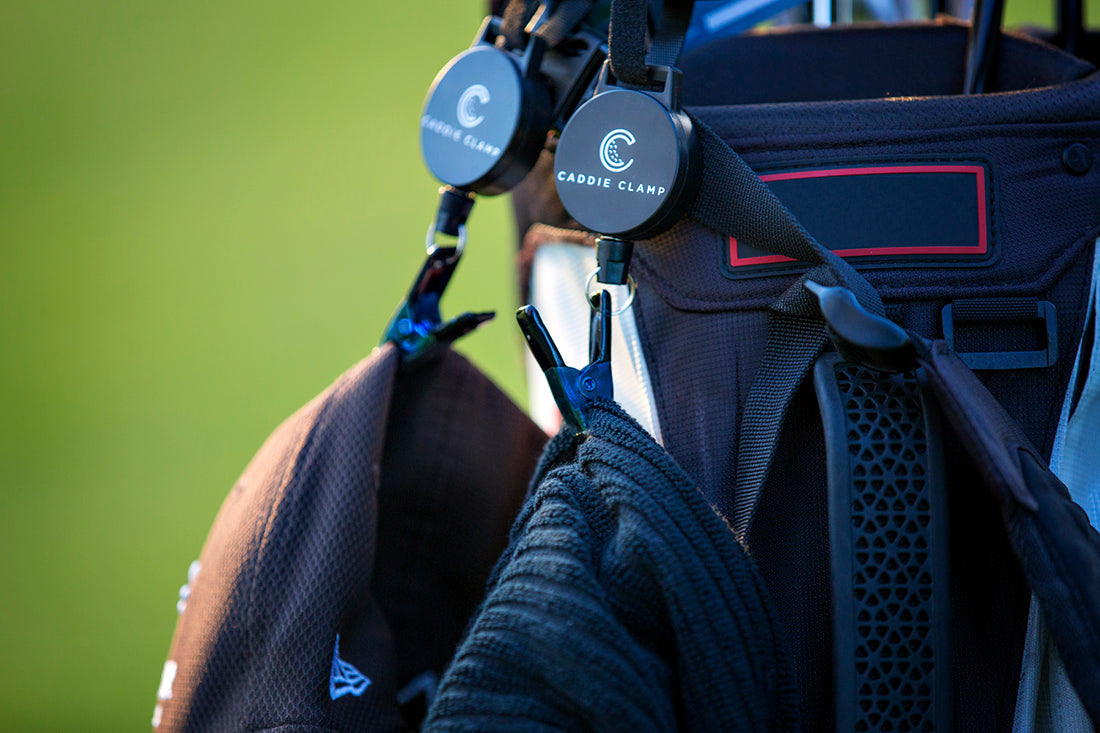 Caddie Clamp - Sleek black, single pack