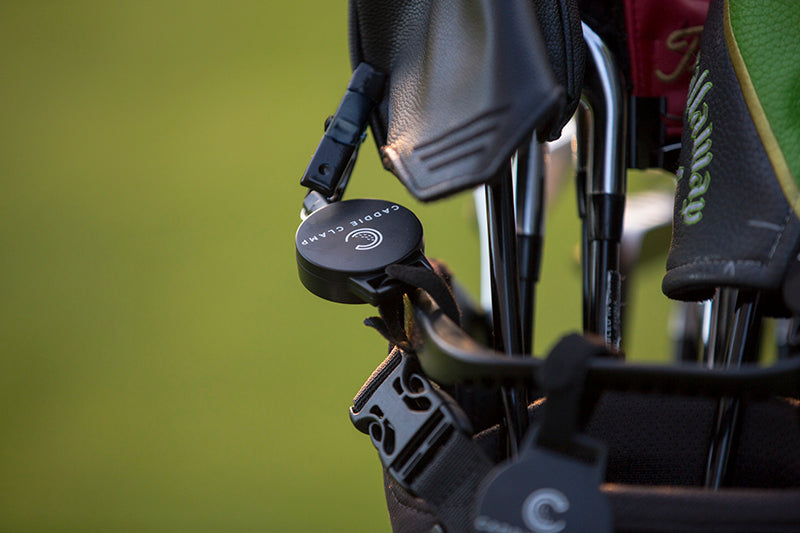 Caddie Clamp - Sleek black, single pack