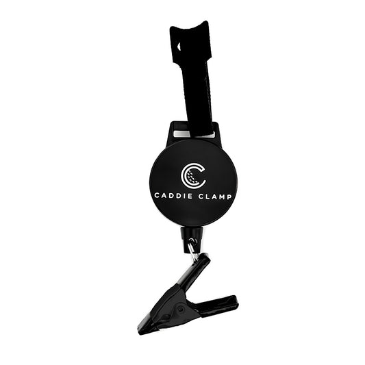 Caddie Clamp - Sleek black, single pack